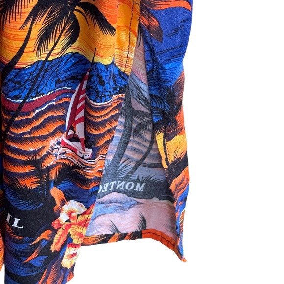 Sleeveless‎ Maxi Dress Tropical Print Caribbean Vacation Cruise Cover Up - Picture 5 of 10